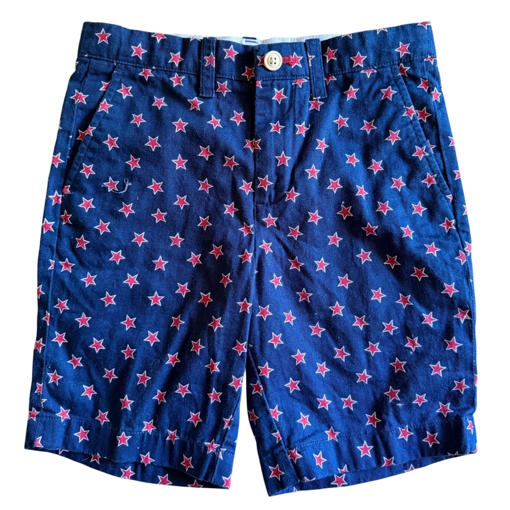 Boys Crewcuts Chino Shorts Americana 4th of July